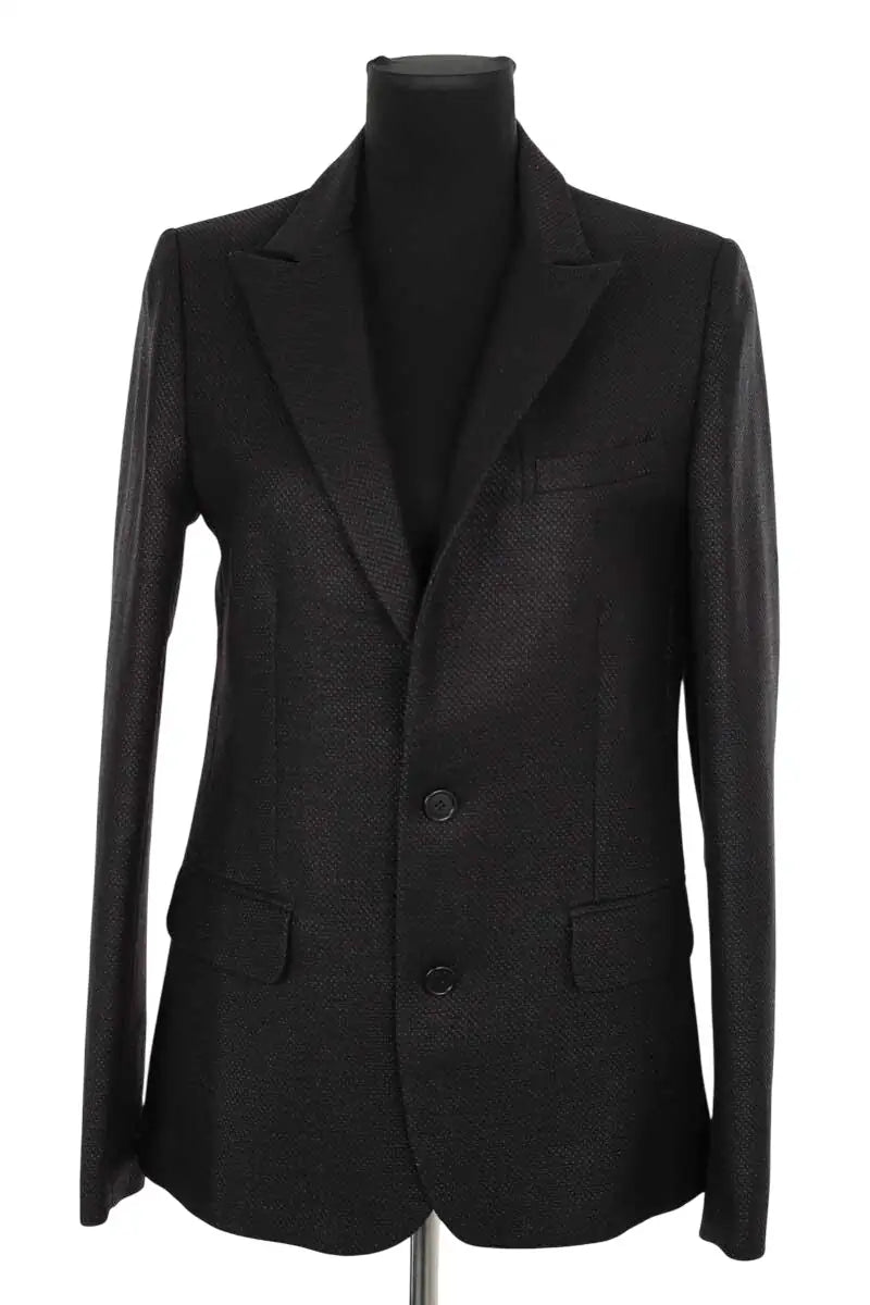 Blazer Zadig & Voltaire Noir en Laine, taille L - Seconde Main