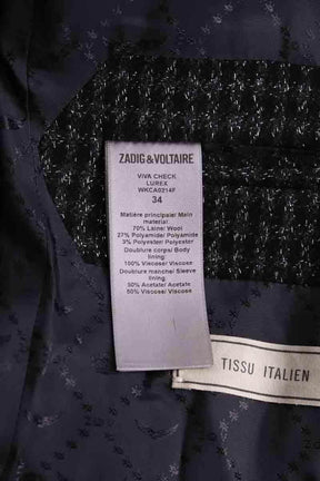 Blazer Zadig & Voltaire Noir en Laine