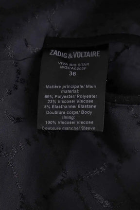 Blazer Zadig & Voltaire Noir en Synthétique