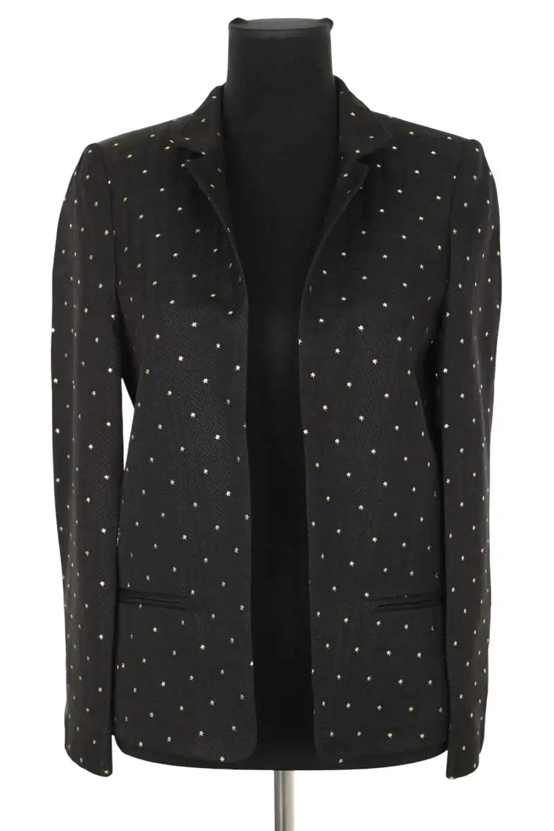 Blazer Zadig & Voltaire Noir en Synthétique, taille S - Seconde Main