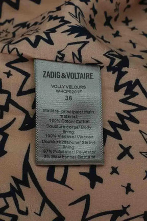 Blazer Zadig & Voltaire Rose en Coton