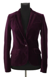 Blazer Zadig & Voltaire Volver Violet en Coton, taille S - Seconde Main
