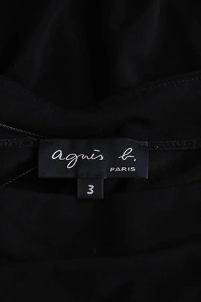 Blouse Agnès B. Noir en Synthétique