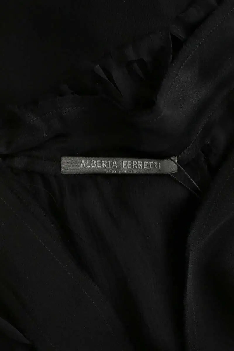 Blouse Alberta Ferretti Noir en Soie