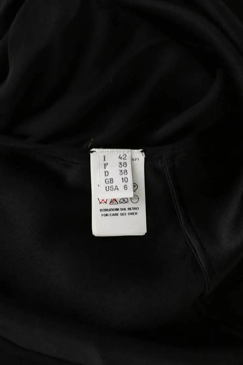 Blouse Alberta Ferretti Noir en Soie