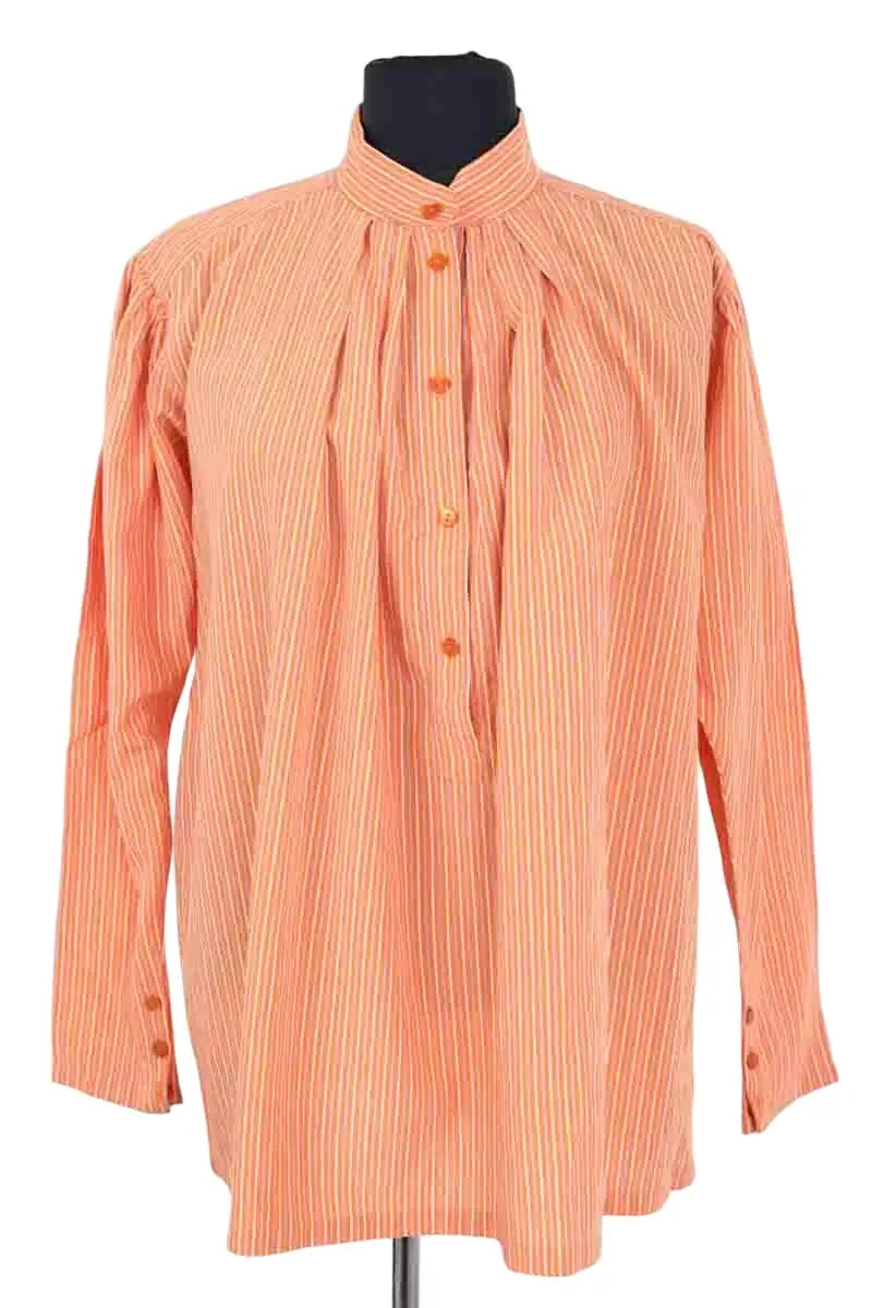 Blouse Alberta Ferretti Orange en Coton, taille TU - Seconde Main