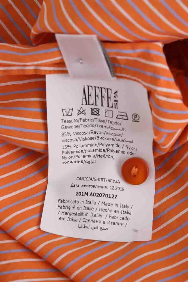 Blouse Alberta Ferretti Orange en Coton