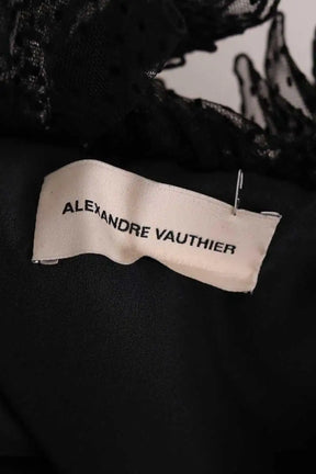 Blouse Alexandre Vauthier Noir en Synthétique