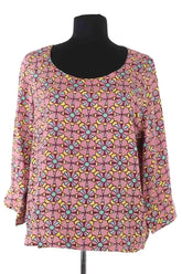 Blouse AML Paris Rose en Synthétique, taille XL - Seconde Main