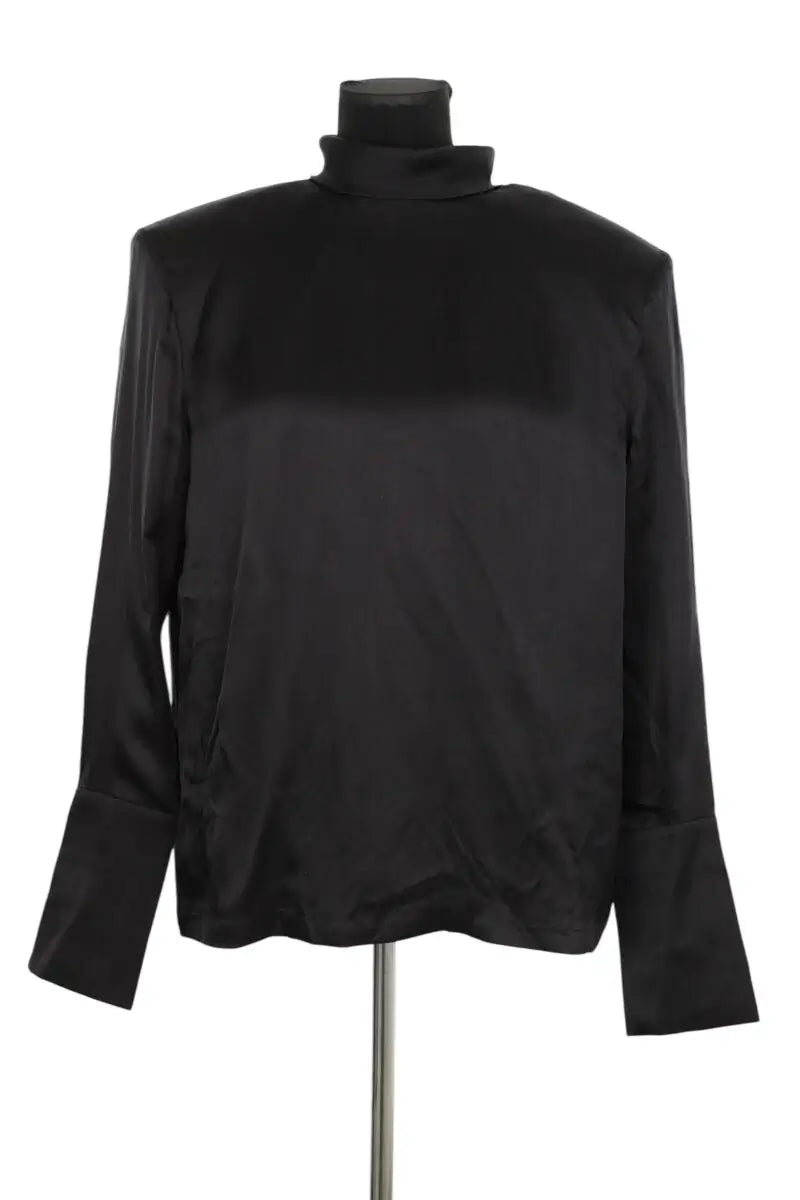 Blouse Anine Bing Noir en Soie, taille M - Seconde Main