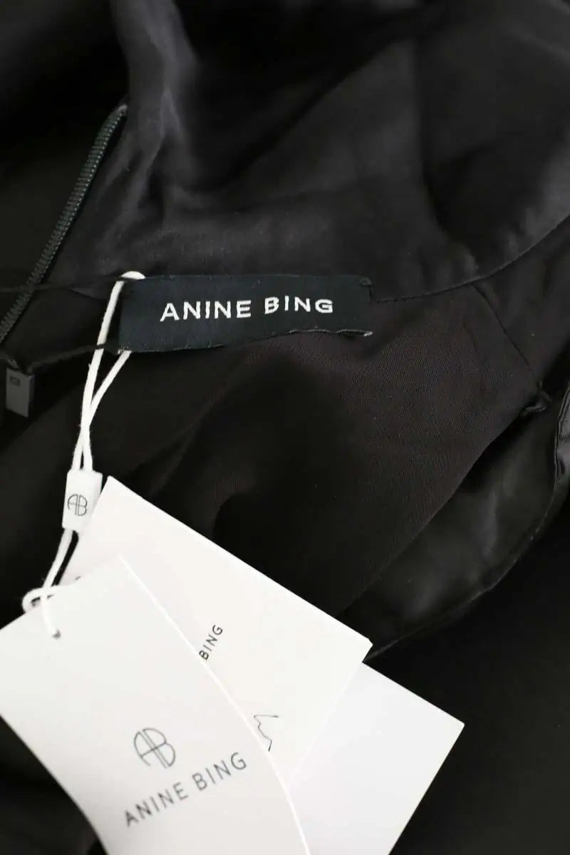 Blouse Anine Bing Noir en Soie