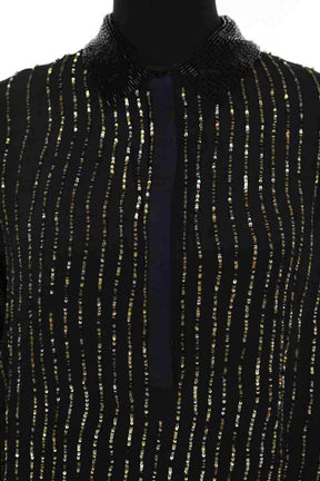 Blouse Antik Batik Milton Noir en Viscose