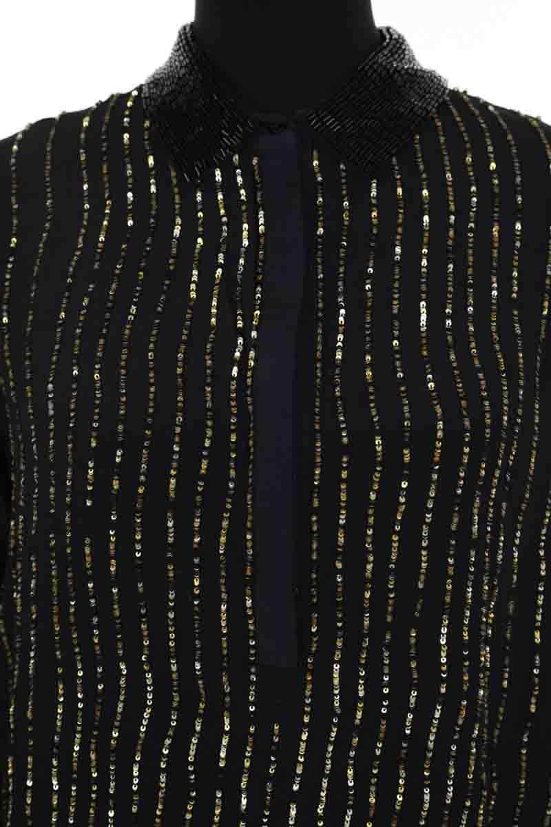 Blouse Antik Batik Milton Noir en Viscose