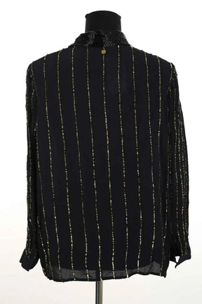 Blouse Antik Batik Milton Noir en Viscose