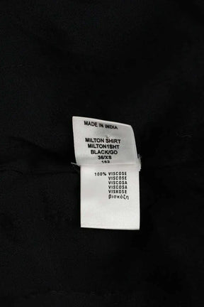 Blouse Antik Batik Milton Noir en Viscose