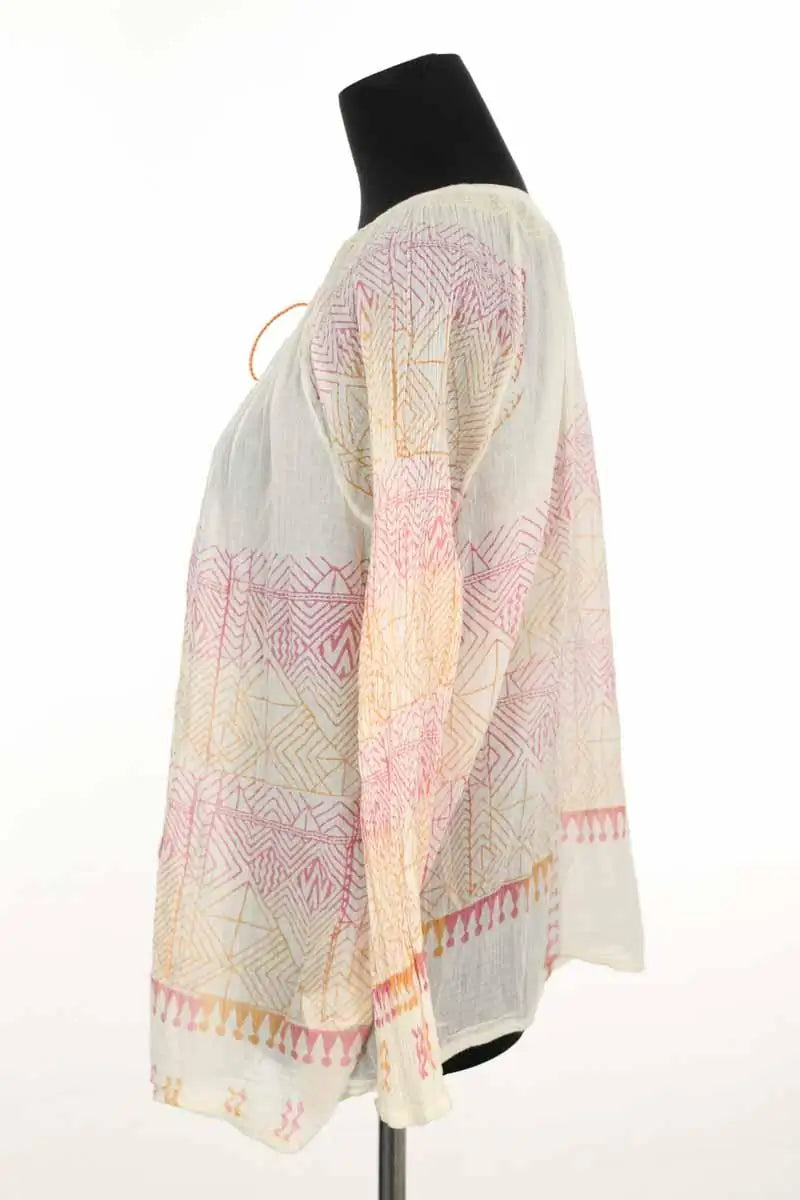 Blouse Antik Batik Rose en Coton