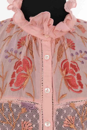 Blouse Antik Batik Rose en Coton