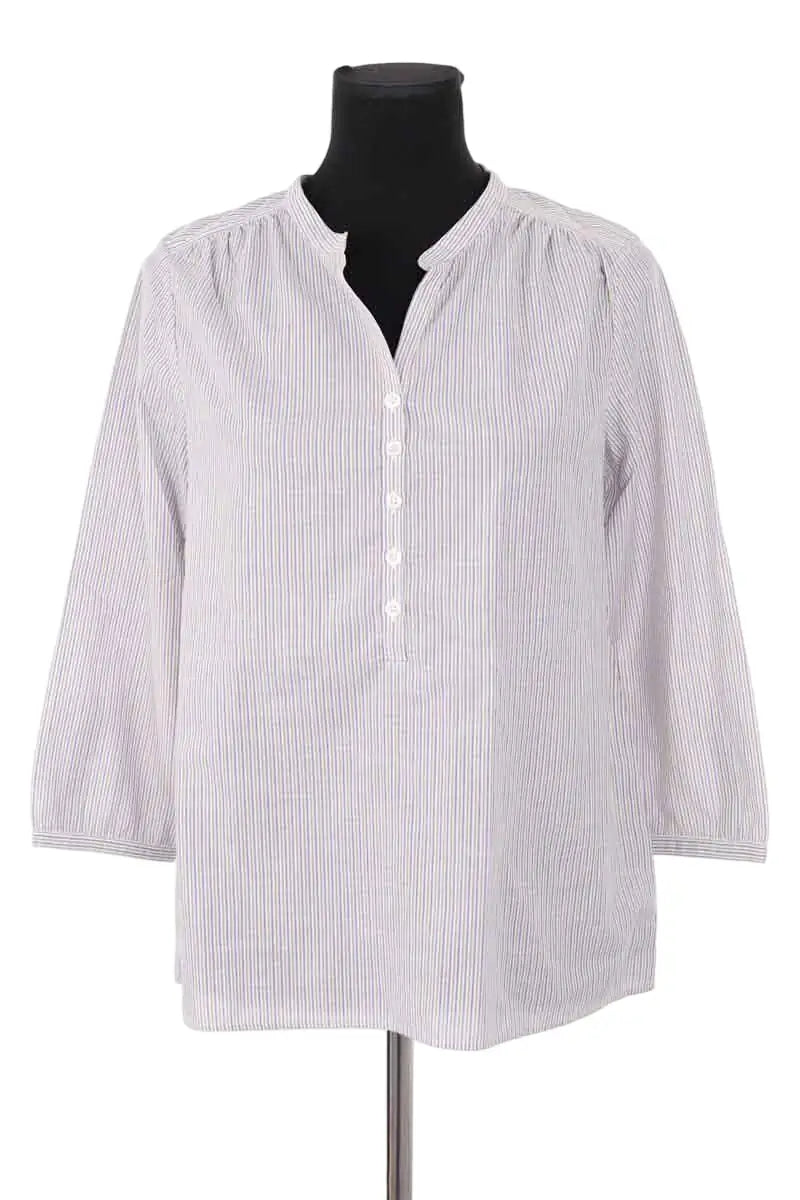 Blouse APC Bleu en Coton, taille S - Seconde Main