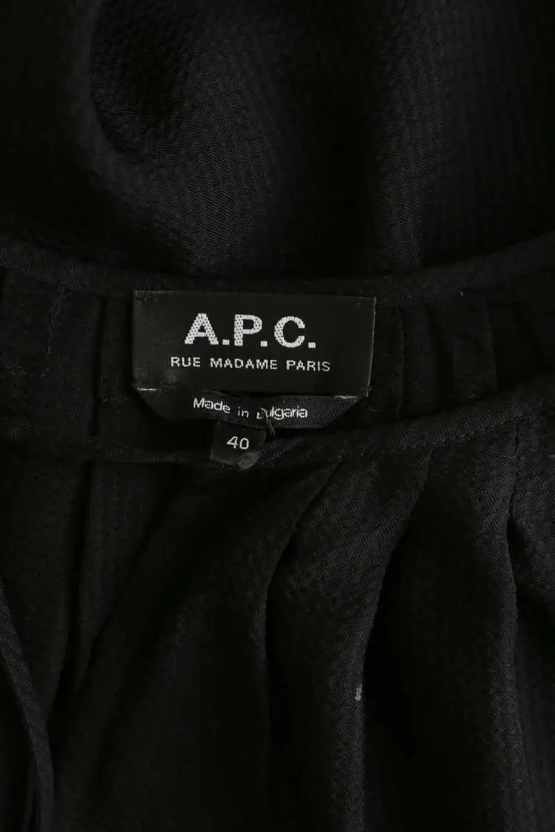 Blouse APC Noir en Polyester