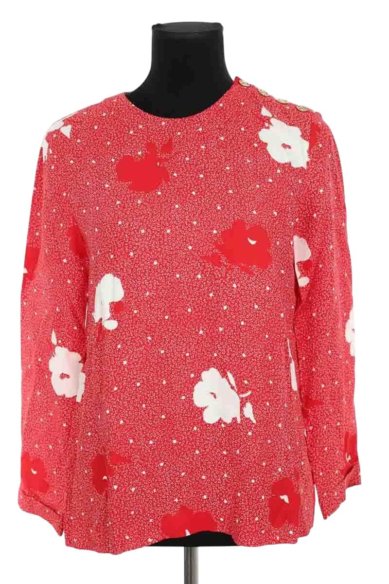 Blouse APC Rouge en Viscose, taille S - Seconde Main