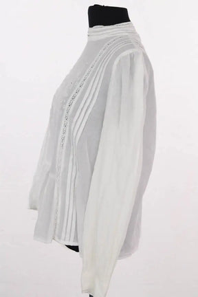 Blouse Balzac Blanc en Coton