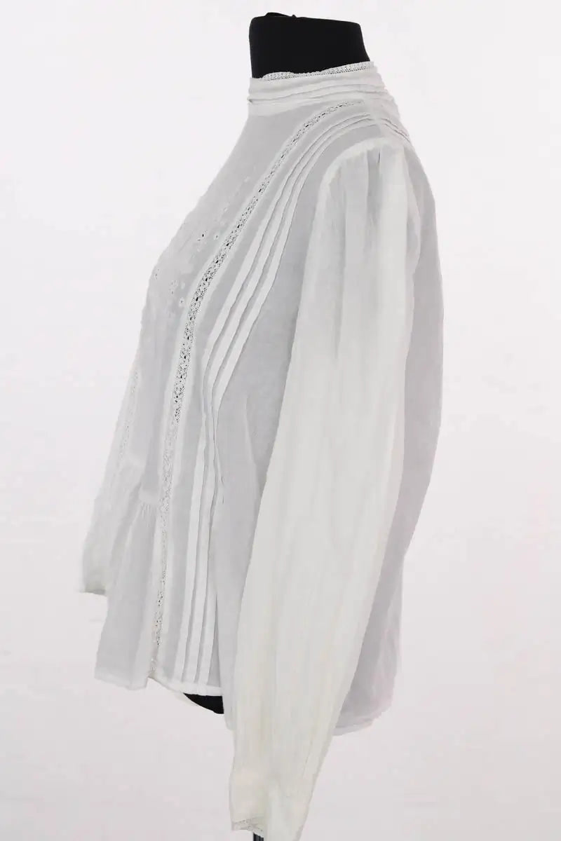Blouse Balzac Blanc en Coton