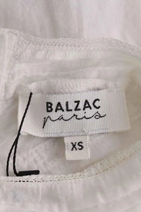 Blouse Balzac Blanc en Coton