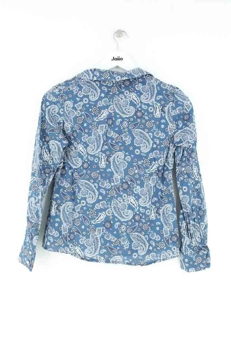 Blouse Balzac Bleu en Coton