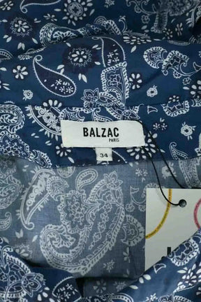 Blouse Balzac Bleu en Coton
