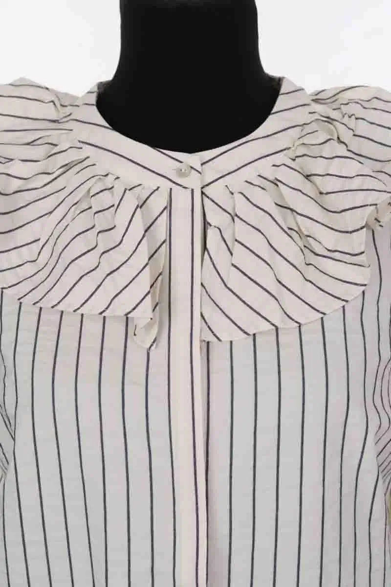 Blouse Balzac Ecru en Coton