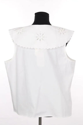Blouse Balzac Moana Blanc en Coton
