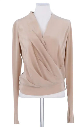 Blouse Barbara Bui Beige en Soie, taille S - Seconde Main
