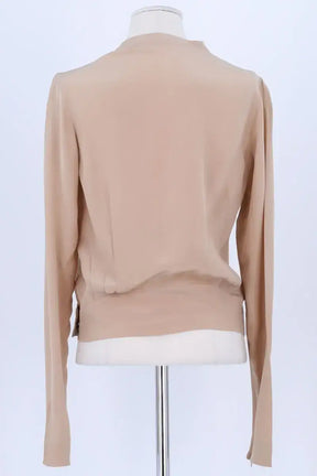 Blouse Barbara Bui Beige en Soie
