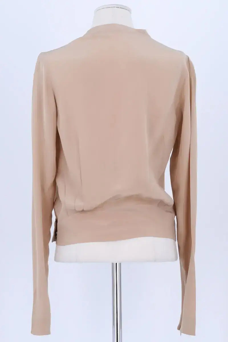 Blouse Barbara Bui Beige en Soie