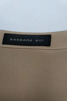 Blouse Barbara Bui Beige en Soie