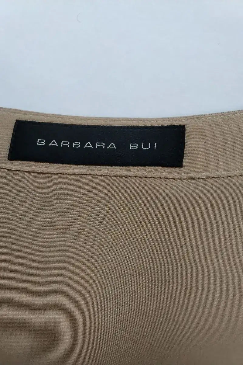 Blouse Barbara Bui Beige en Soie