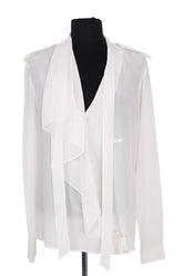 Blouse Barbara Bui Blanc en Soie, taille M - Seconde Main