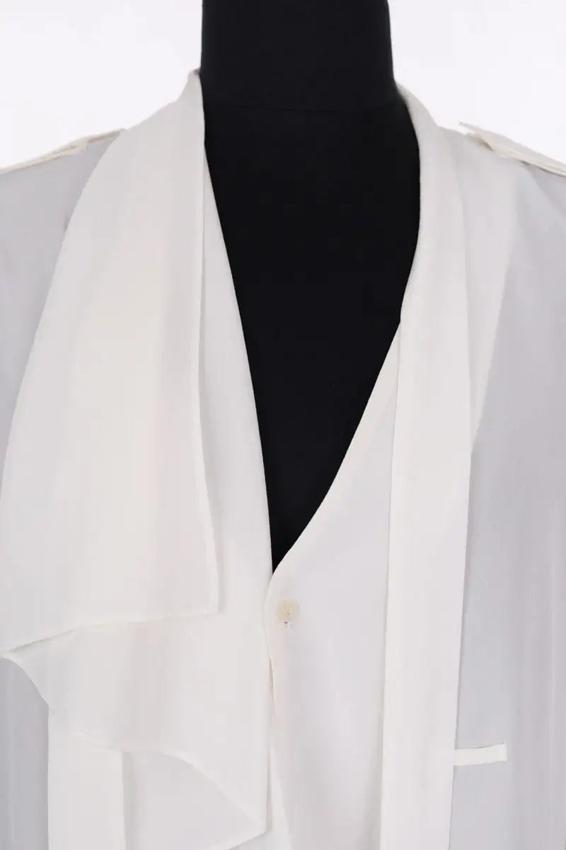Blouse Barbara Bui Blanc en Soie