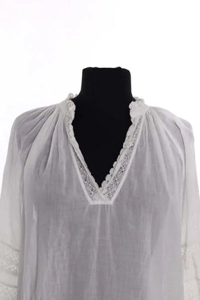 Blouse Ba&Sh Blanc en Coton