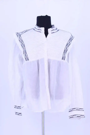 Blouse Ba&Sh Blanc en Coton