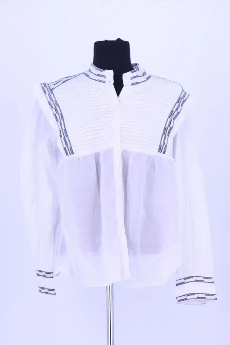 Blouse Ba&Sh Blanc en Coton