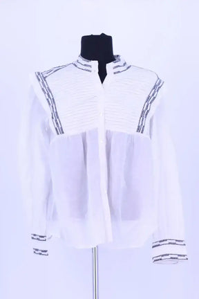 Blouse Ba&Sh Blanc en Coton