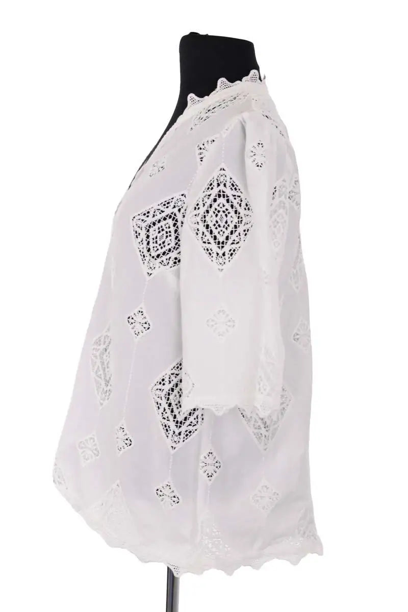 Blouse Ba&Sh Blanc en Coton