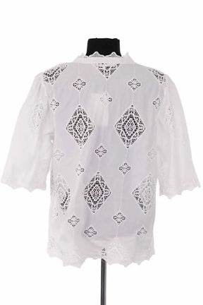 Blouse Ba&Sh Blanc en Coton