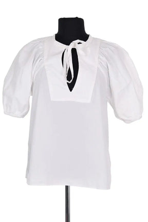Blouse Ba&Sh Blanc en Coton, taille XS - Seconde Main