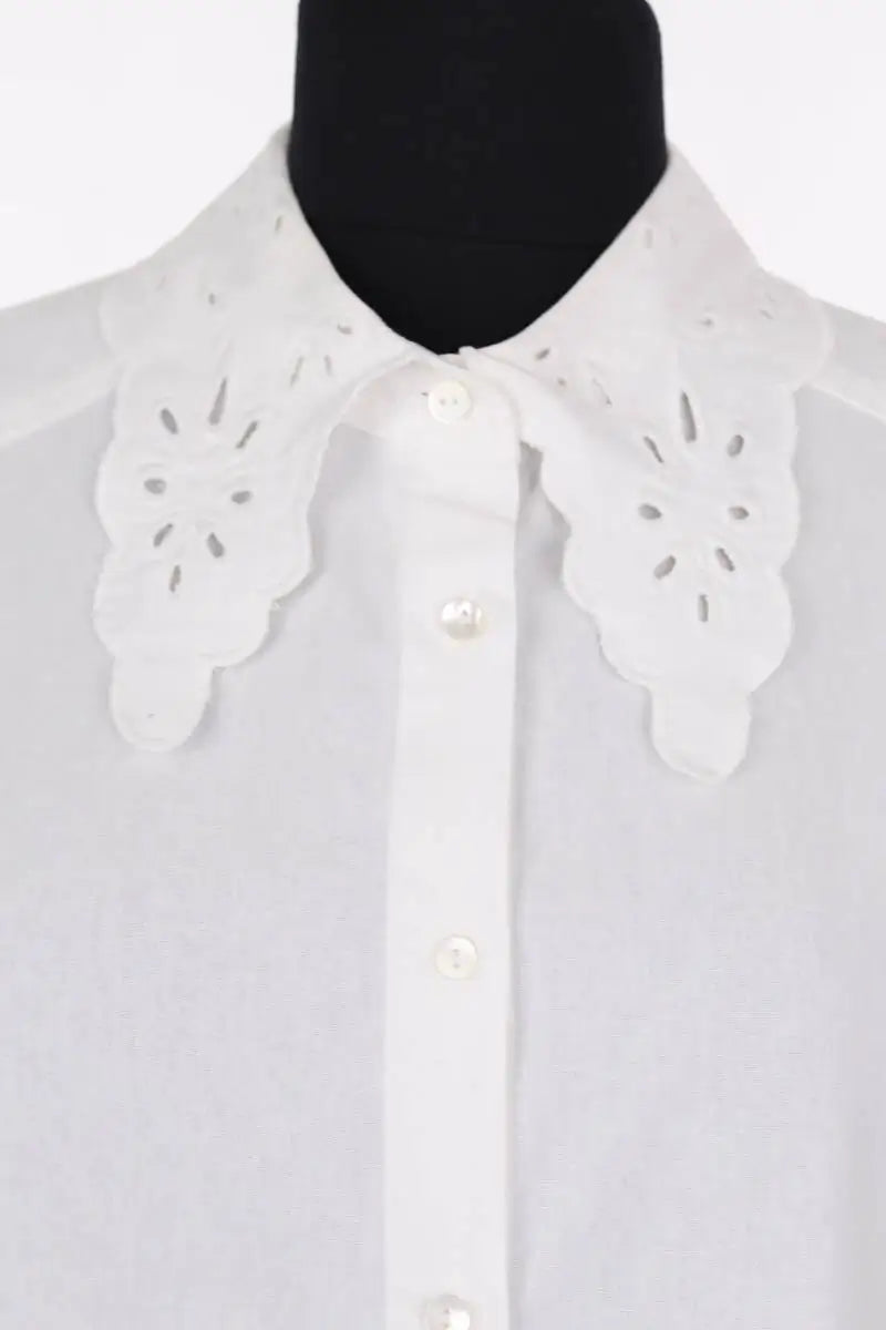 Blouse Ba&Sh Blanc en Coton