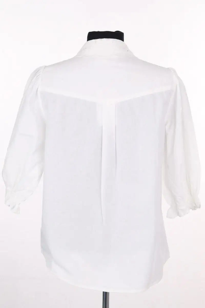 Blouse Ba&Sh Blanc en Coton