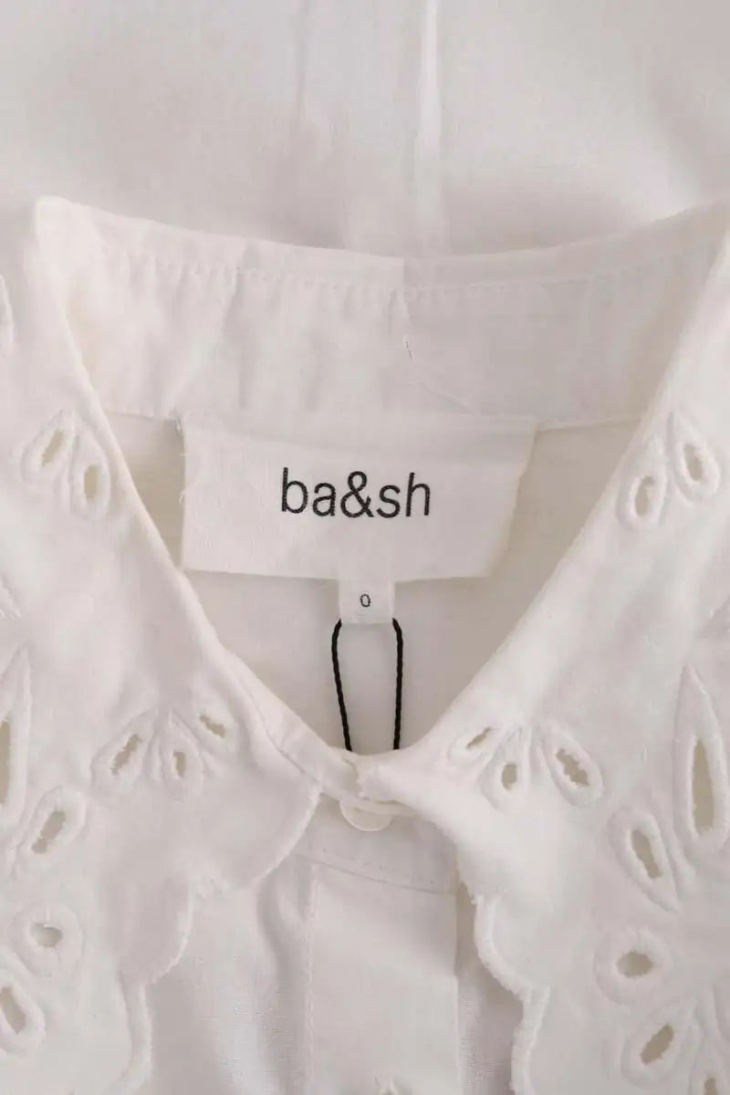 Blouse Ba&Sh Blanc en Coton