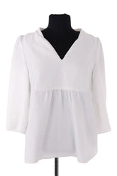 Blouse Ba&Sh Blanc en Synthétique, taille XS - Seconde Main