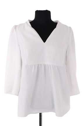 Blouse Ba&Sh Blanc en Synthétique, taille XS - Seconde Main